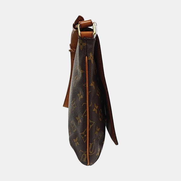 MUSETTE TANGO Monogram Coated Canvas Brown