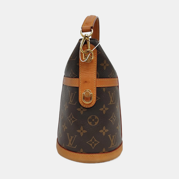 DUFFLE Monogram Coated Canvas Brown