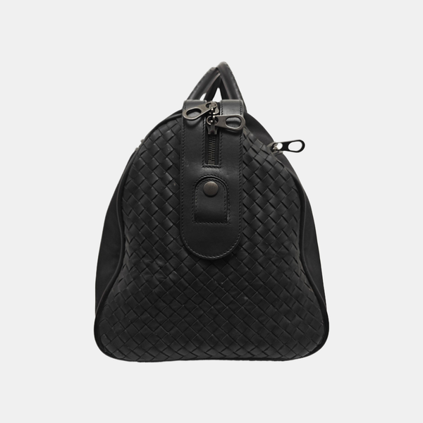 Fabric Top Handle Bag Black