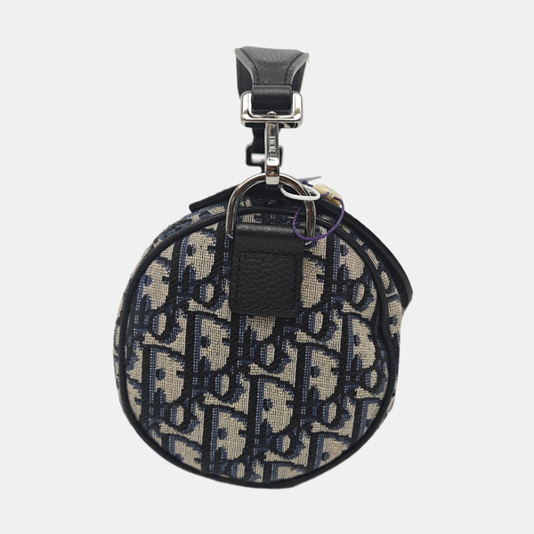 Saddle Mini Oblique Canvas Blue