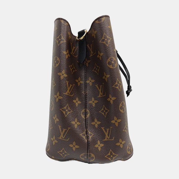 NÉONOÉ MM Monogram Coated Canvas Brown
