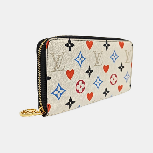 Monogram Coated Canvas Wallet White