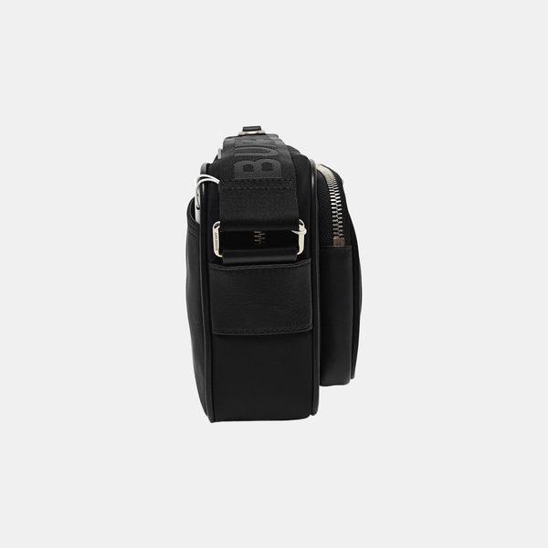 Fabric Shoulder Bag Black