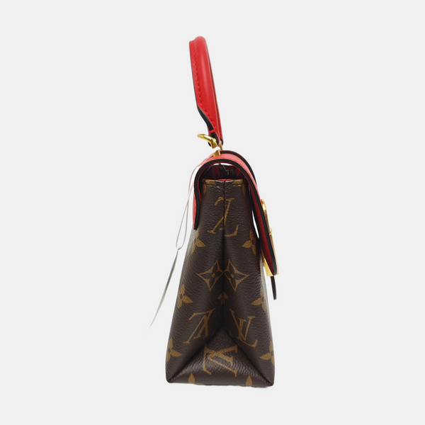 LOCKY BB Monogram Coated Canvas Red