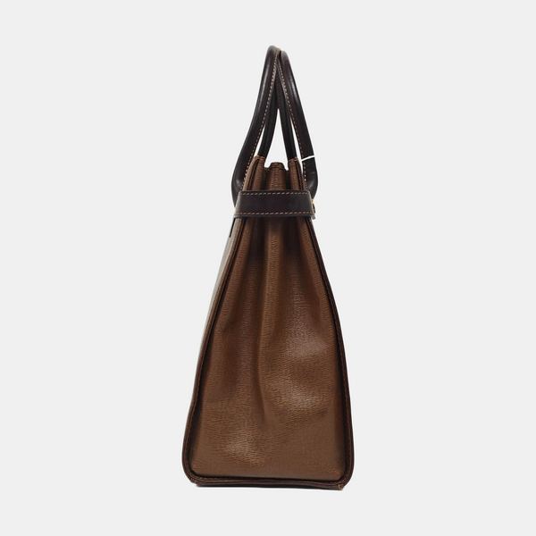 Calfskin Tote Bag Brown