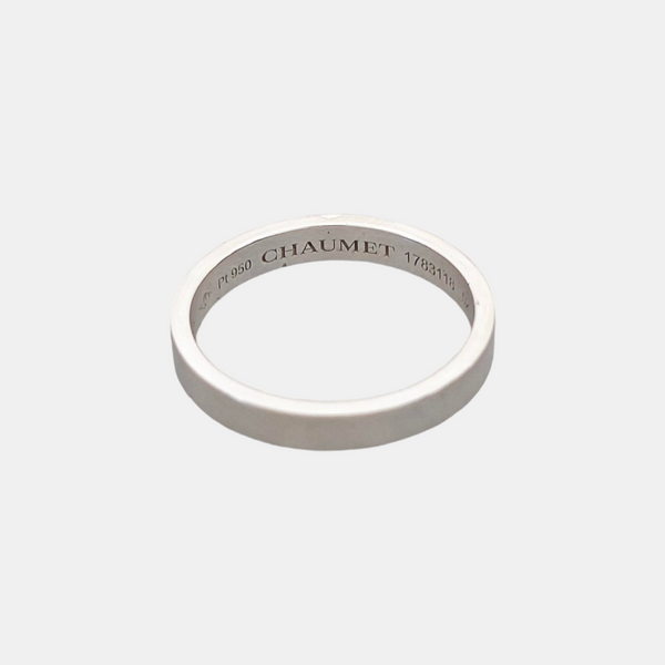 Liens Évidence Platinum 950 Silver Ring EU 52