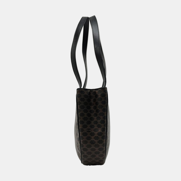 MACADAM TOP HANDLE COSMETIC BAGS Coated Canvas Black