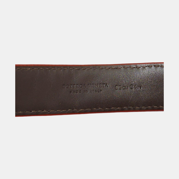 Leather Belt Red
