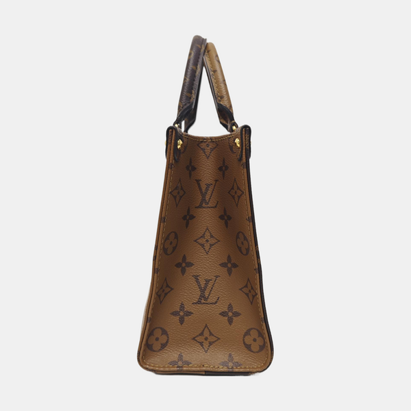 ONTHEGO PM Monogram Coated Canvas Brown