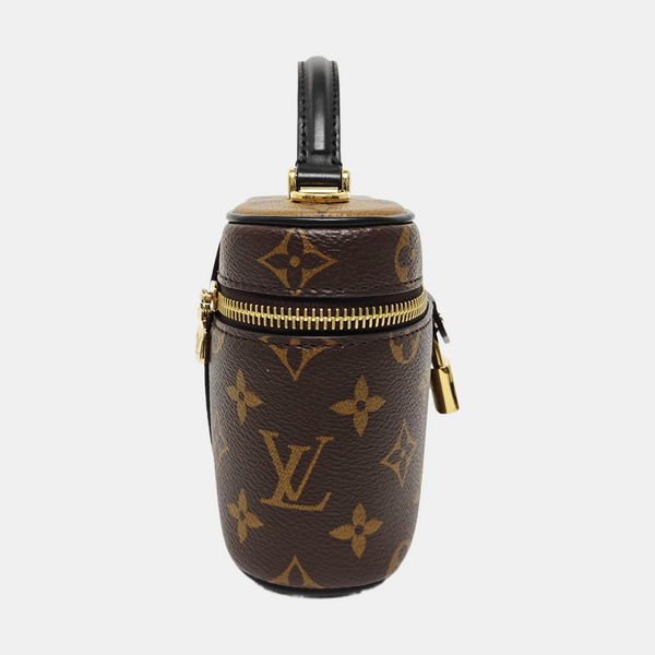 Vanity Chain Pouch Monogram Coated Canvas Brown