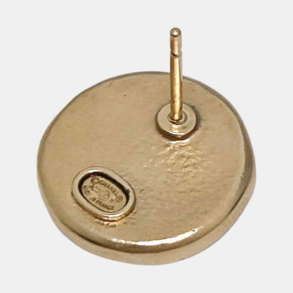Metal Gold Stud Earrings