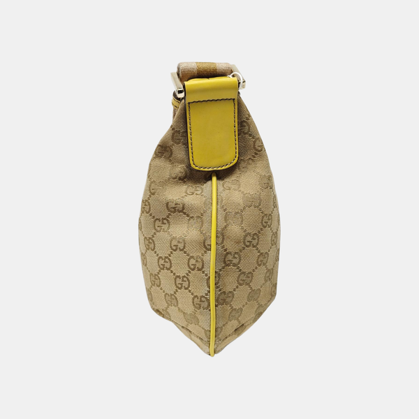 Monogram Coated Canvas Shoulder Bag Beige