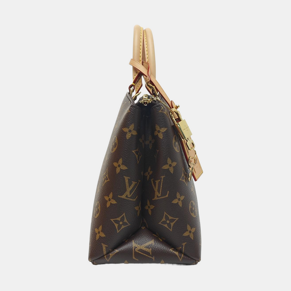 PALAIS PM Monogram Coated Canvas Brown