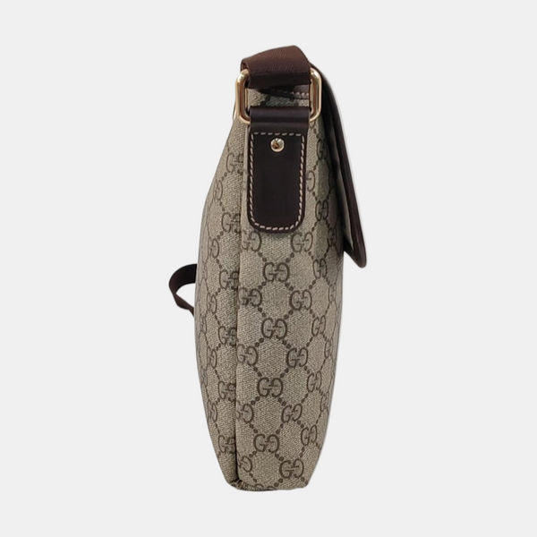 GG Supreme Monogram Coated Canvas Black