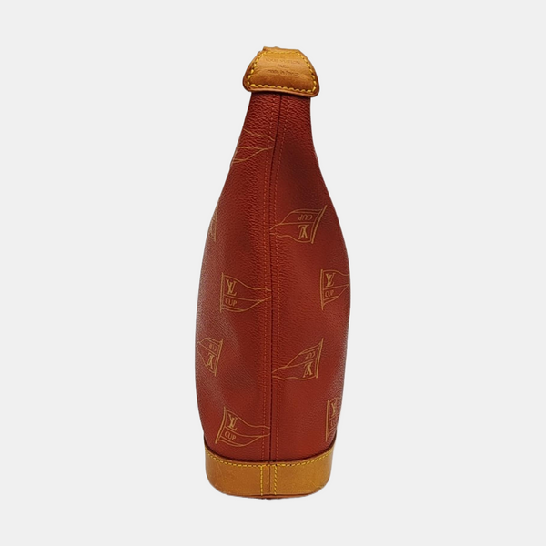 Coated Canvas Shoulder Bag Red