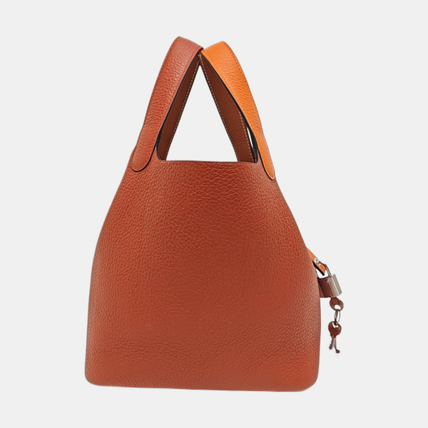 Authenticated pre-owned Picotin Lock 18 Clemence Multicolor - Bucket Bag at Looply