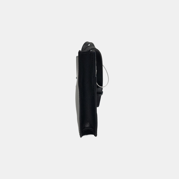 Saffiano Calfskin Crossbody Bag Black