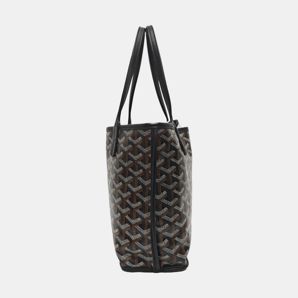 Anjou Mini Coated Canvas Black