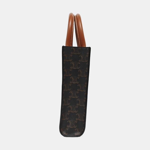 CABAS CELINE Mini Coated Canvas Brown