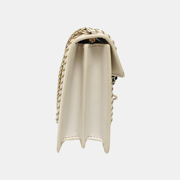 SERPENTI FOREVER Calfskin White