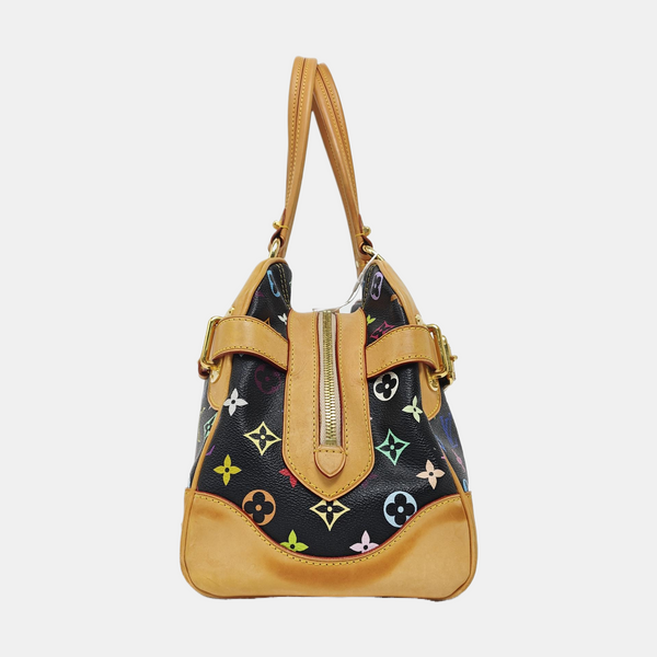 LV × TM CLAUDIA Monogram Coated Canvas Black