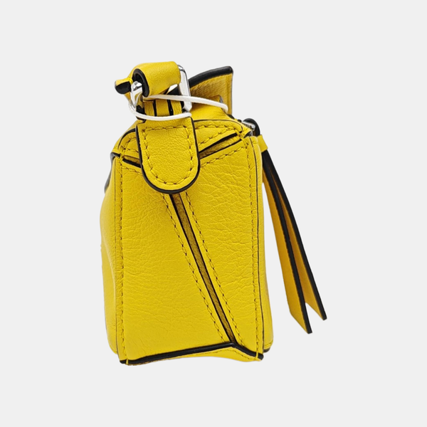 Puzzle Calfskin Yellow