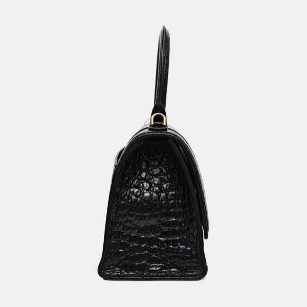 Hourglass S Calfskin Black