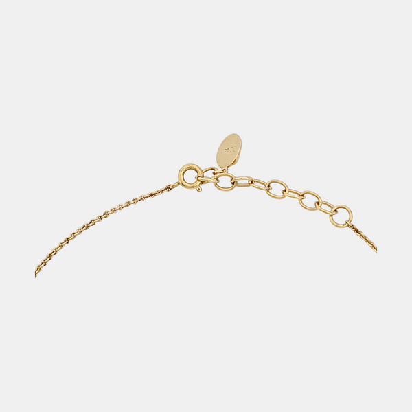 Dior Oblique Metal Gold Necklace