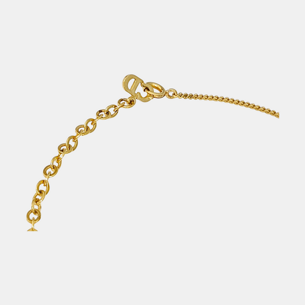 Petit CD Metal Gold Necklace