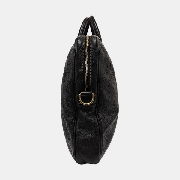 Signature Monogram Calfskin Brown