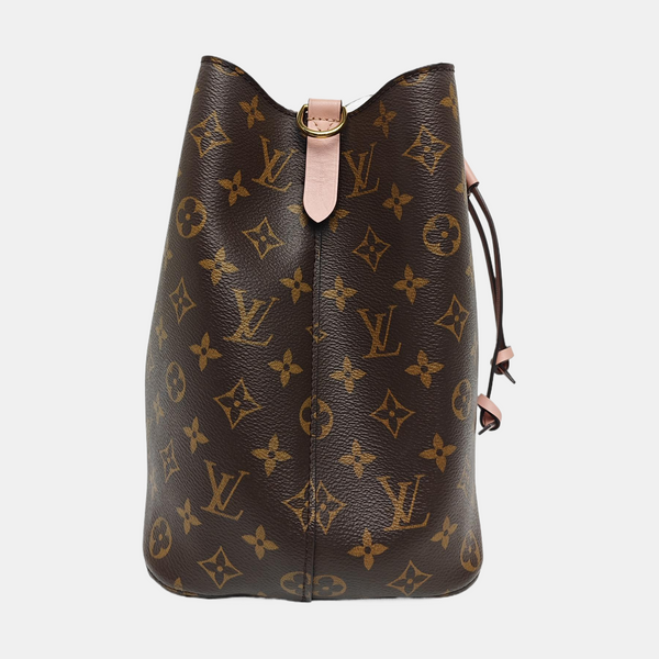 NÉONOÉ MM Monogram Coated Canvas Brown