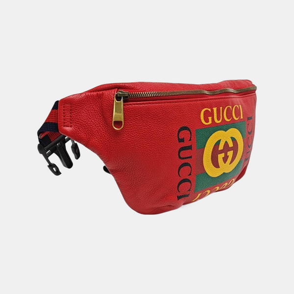 Print Large Calfskin Red
