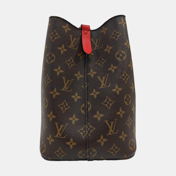 NÉONOÉ MM Monogram Coated Canvas Brown