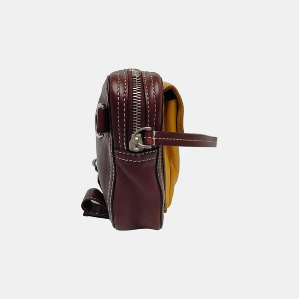 Quilted Calfskin Shoulder Bag Yellow
