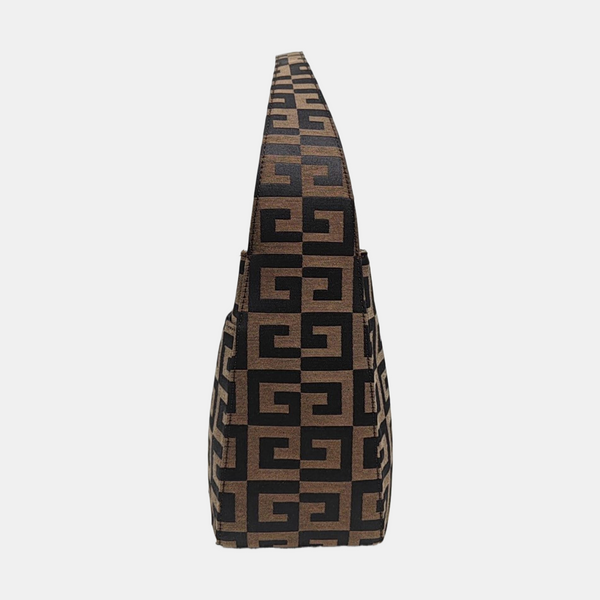 Canvas Top Handle Bag Brown