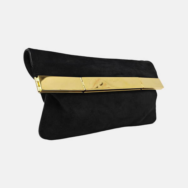 Suede Clutch Black