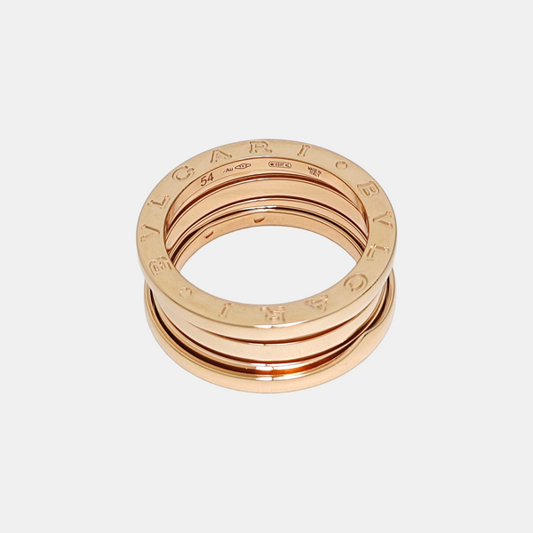 B.ZERO1 18k Rose Gold Ring EU 54