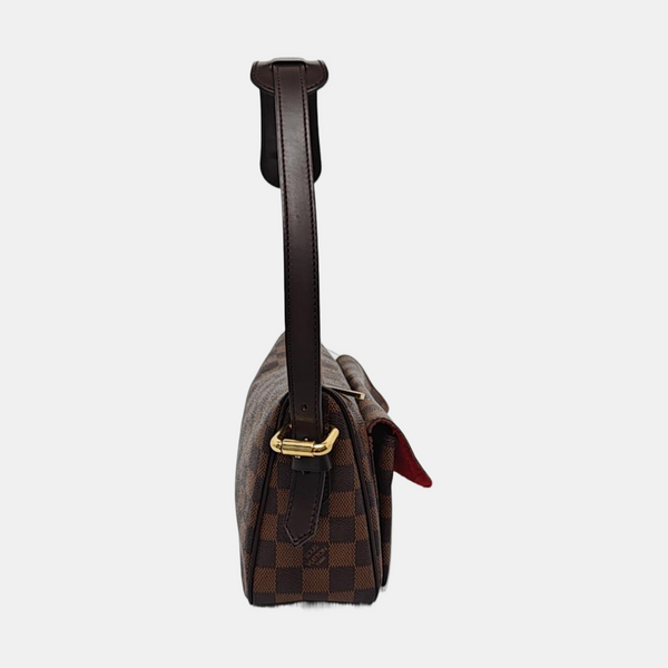 RAVELLO GM Damier Ebene Coated Canvas Brown