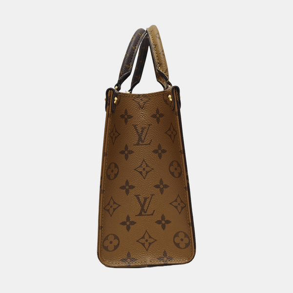 ONTHEGO PM Monogram Coated Canvas Brown