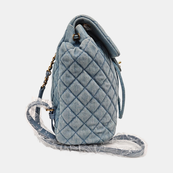 URBAN SPIRIT Small Quilted Canvas Blue