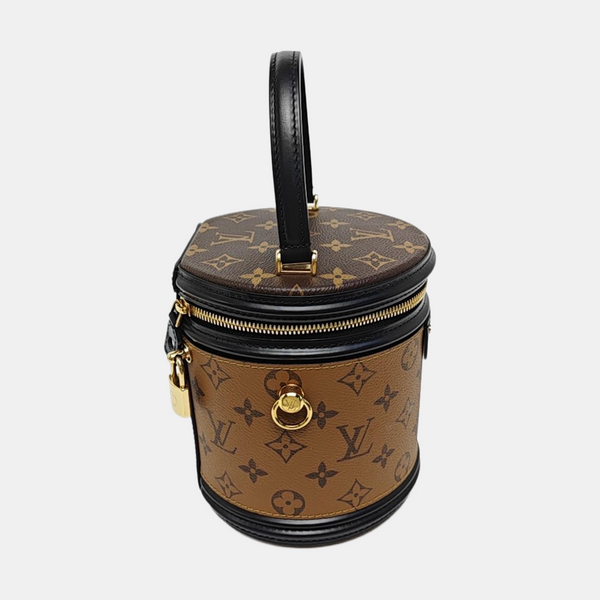 CANNES PM Monogram Coated Canvas Brown