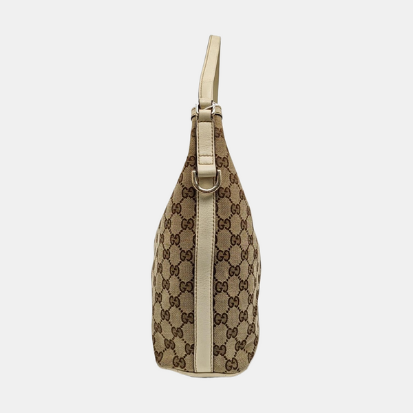 Monogram Canvas Top Handle Bag Brown