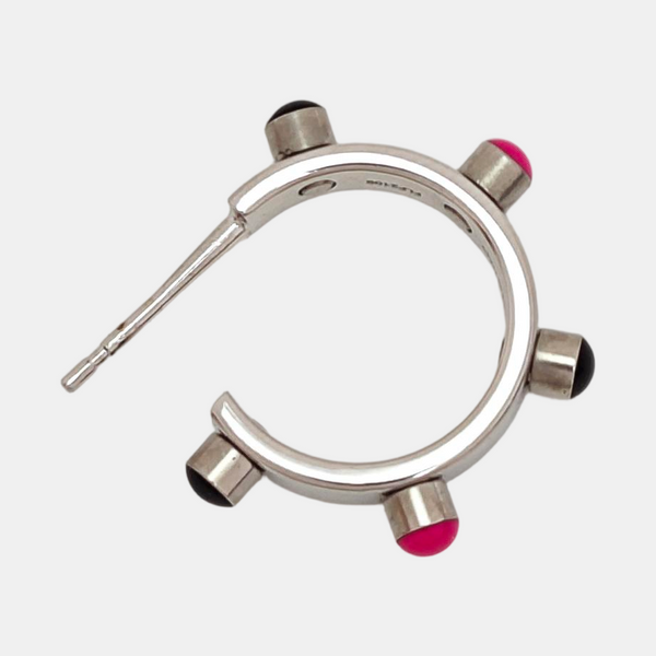 Metal Silver Stud Earrings