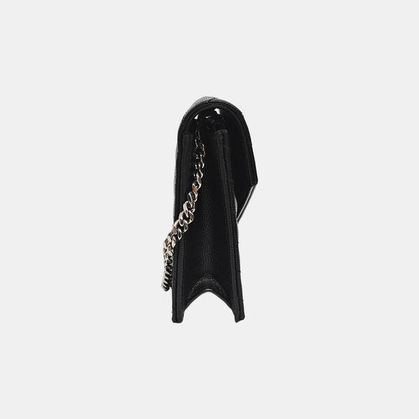 MONOGRAM WOC Chevron Calfskin Black