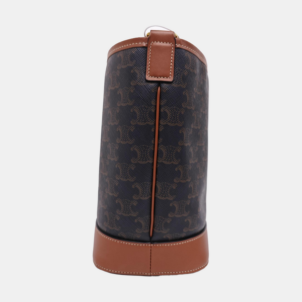 TRIOMPHE CANVAS Small Coated Canvas Brown