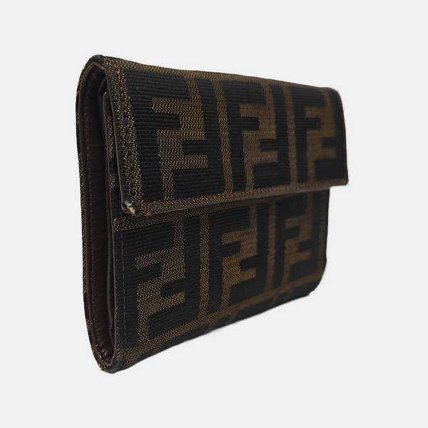 Canvas Wallet Brown