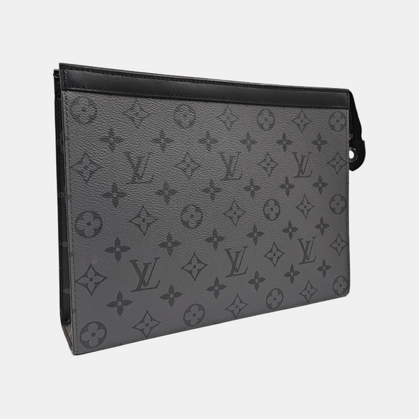 Pochette Voyag MM Monogram Coated Canvas Gray