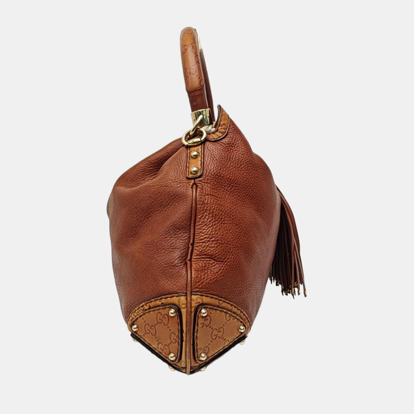 Indy Monogram Calfskin Brown
