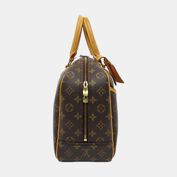 DEAUVILLE Monogram Coated Canvas Brown