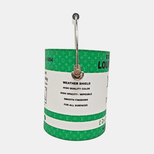 PAINT CAN Monogram Coated Canvas Green